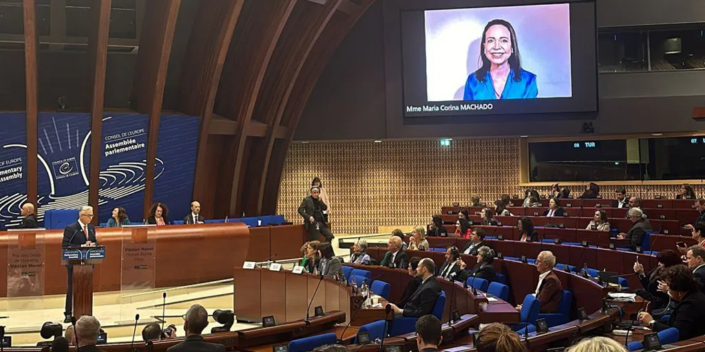El Consejo de Europa premia a María Corina Machado con el Premio de Derechos Humanos Václav Havel 2024