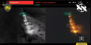 Los vídeos de los drones 'Dragón' de Ucrania, la lluvia de fuego que provoca el pánico entre los soldados rusos