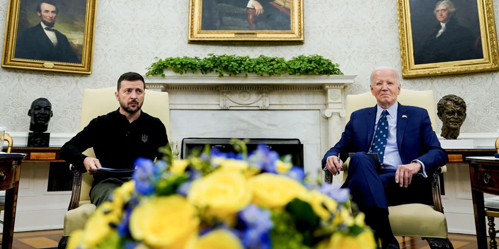 Zelenski presiona a Biden para que le autorice a lanzar misiles a Rusia