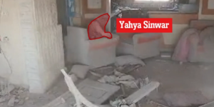 El Ejército israelí publica un vídeo de Yahya Sinwar justo antes de acabar con él