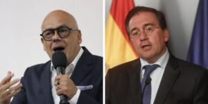 El presidente de la Asamblea de Venezuela carga contra Albares y le confunde con Ábalos hasta en tres ocasiones