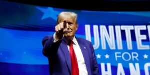los hombres jóvenes se vuelcan con Trump