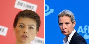 Las dos extremistas que empujan a los márgenes la política alemana