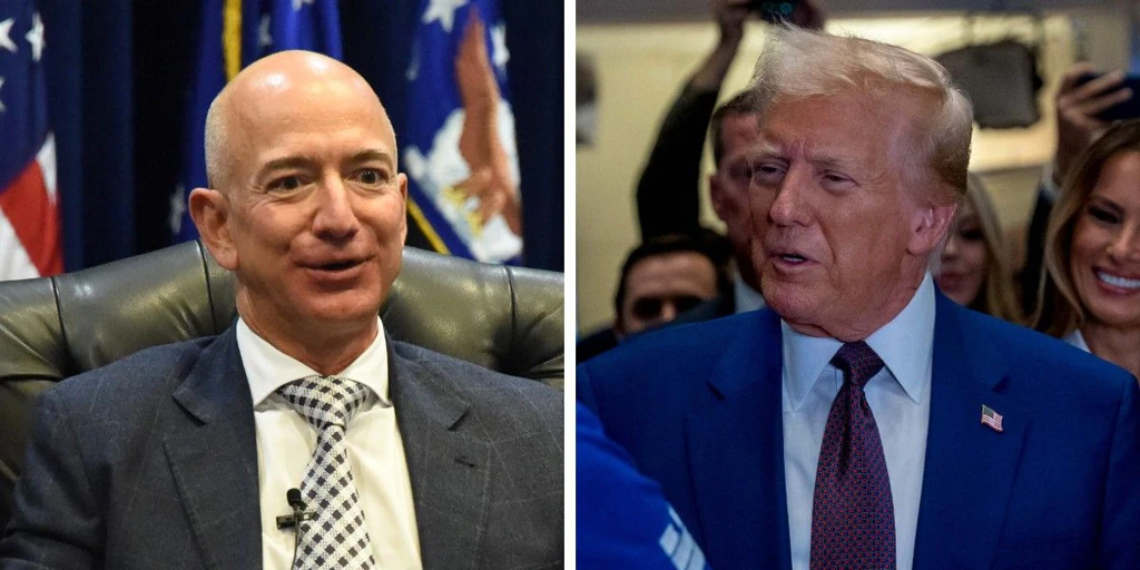 Amazon donará un millón de dólares al fondo inaugural de Trump para emitir su evento