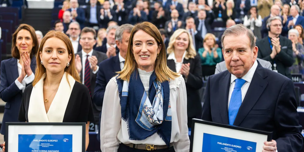 Podemos y Bildu se ausentan del premio Sájarov a Edmundo González mostrando su apoyo a Maduro