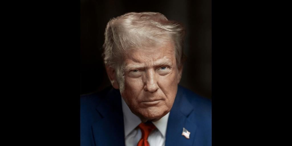 Trump estrena su cuarto retrato oficial y quita el de su ficha policial