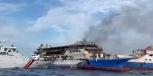 Al menos tres muertos tras incendiarse un ferry en Indonesia
