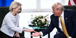 Trump y Von der Leyen se reúnen en Escocia para intentar alcanzar un acuerdo sobre los aranceles