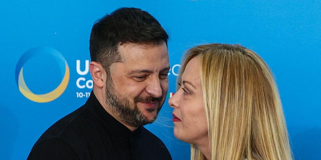 Zelenski pide un plan Marshall en la Conferencia sobre la recuperación de Ucrania en Roma
