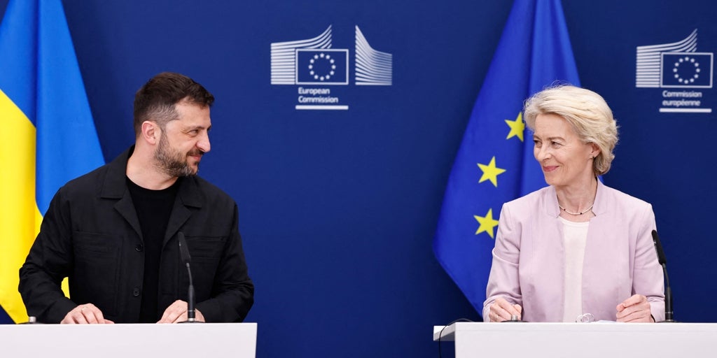 Zelenski y Von der Leyen rechazan de plano la entrega de territorios a Putin que propone Trump
