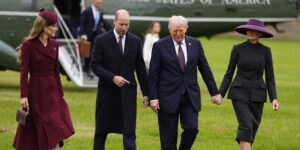 Trump aterriza en Windsor para su segunda visita de Estado con honores militares y saludo real
