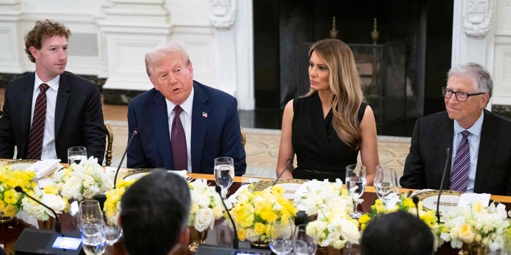 los grandes empresarios besan el anillo de Trump