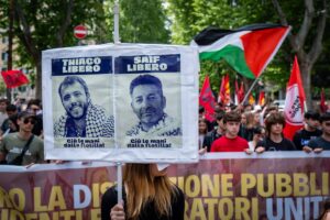 Israel deporta a los activistas de la flotilla detenidos en el país, incluido el español Saif Abukeshek