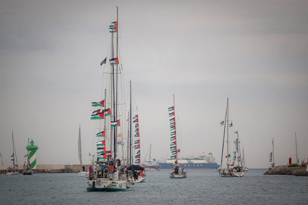 La Coalición de la Flotilla de la Libertad denuncia "intentos de intercepción" israelíes cerca de Grecia