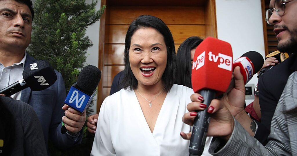 Fujimori se impone a Sánchez en las presidenciales de Perú con un 98,2% escrutado