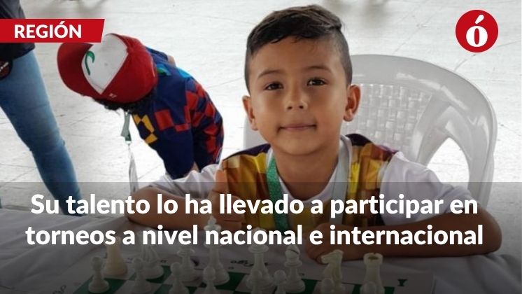 Con apenas seis años, este niño de Norte de Santander ya está entre los mejores ajedrecistas del mundo