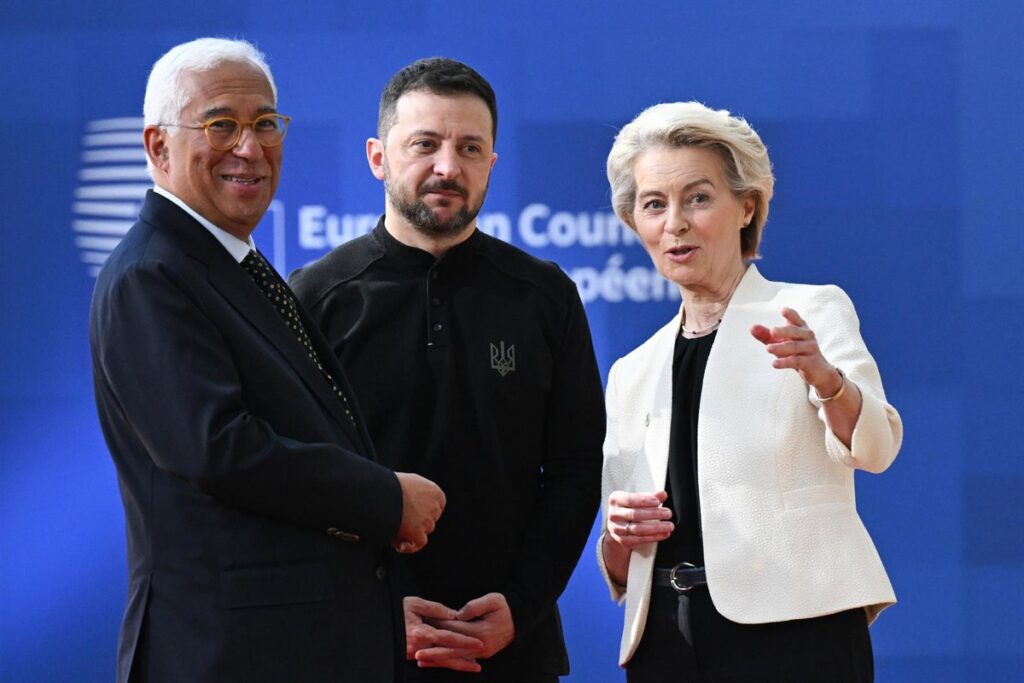 Von der Leyen y Costa apoyan que Zelenski negocie cara a cara con Putin el fin de la guerra en Ucrania