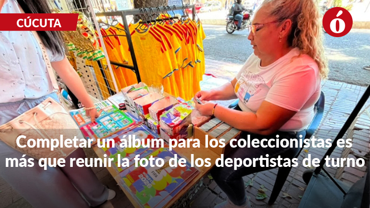 el álbum del Mundial que sigue uniendo generaciones en Cúcuta