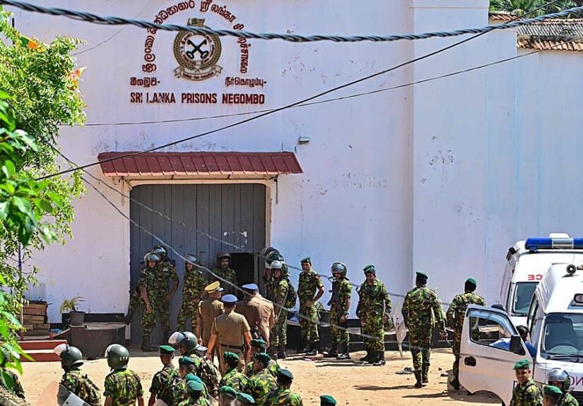 Al menos 23 muertos y un centenar de heridos tras un motín en una prisión de Sri Lanka