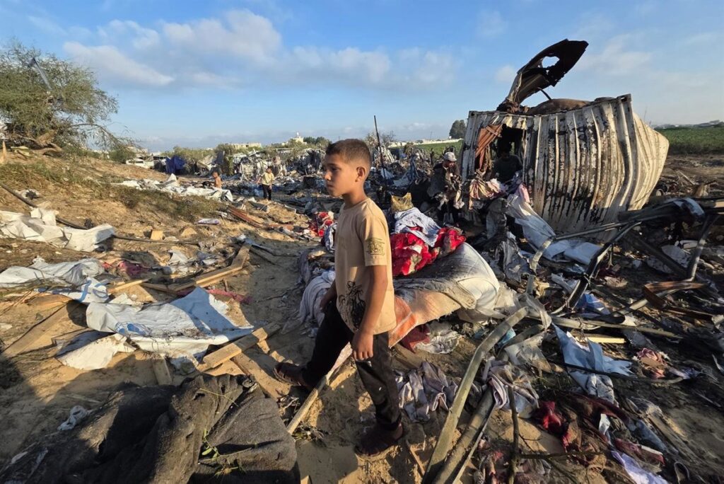 Al menos dos muertos y cuatro heridos, tres de ellos niños, por un ataque de Israel contra el sur de Gaza