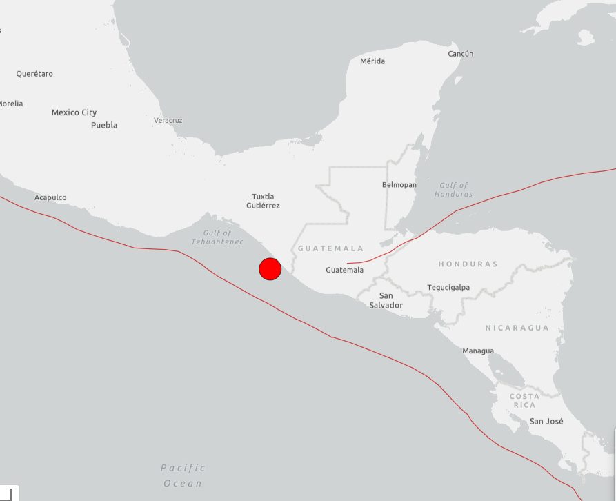 Alerta de tsunami en México y Guatemala tras un terremoto de magnitud 7,3 frente a su costa en el Pacífico