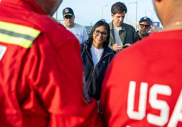 Delcy cumple el plazo como presidenta interina de Venezuela sin renunciar y apoyada por Trump