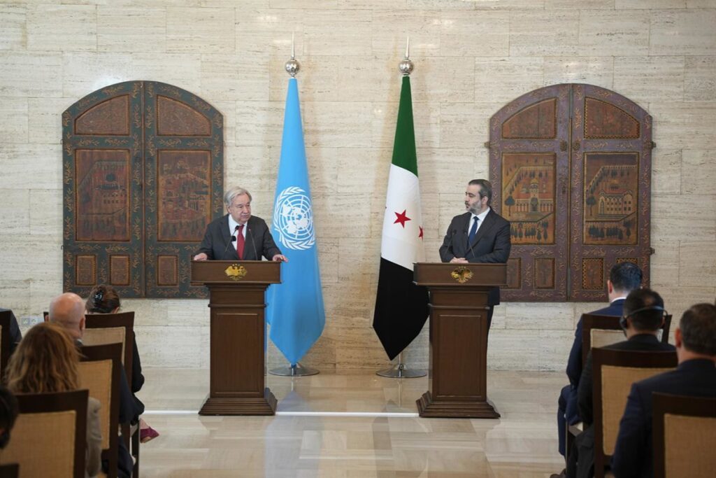 Guterres denuncia en Siria las "permanentes violaciones" territoriales de Israel