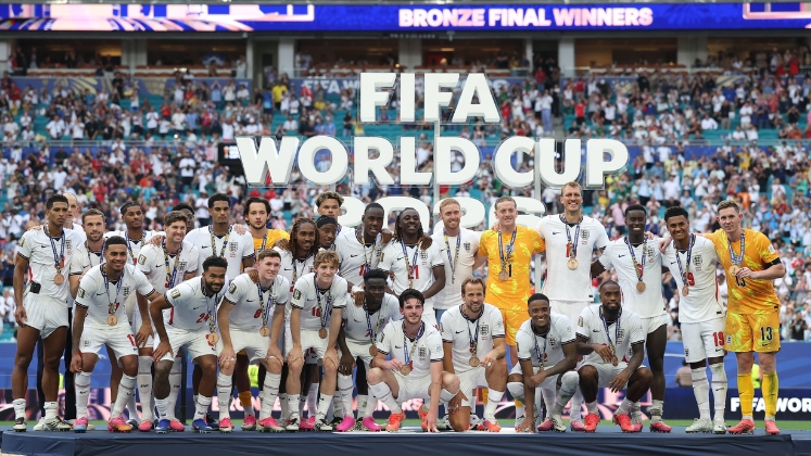 Inglaterra venció a Francia y se quedó con el tercer lugar del Mundial