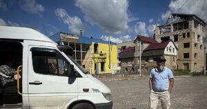 Los taxistas de la guerra de Ucrania