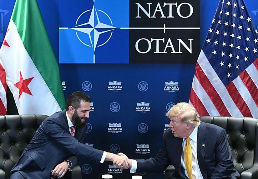 Trump promete al antiguo yihadista Al Sharaa sacar a Siria de la lista de países terroristas