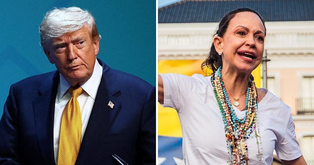 Trump se lava las manos y niega haber impedido el regreso de Machado a Venezuela