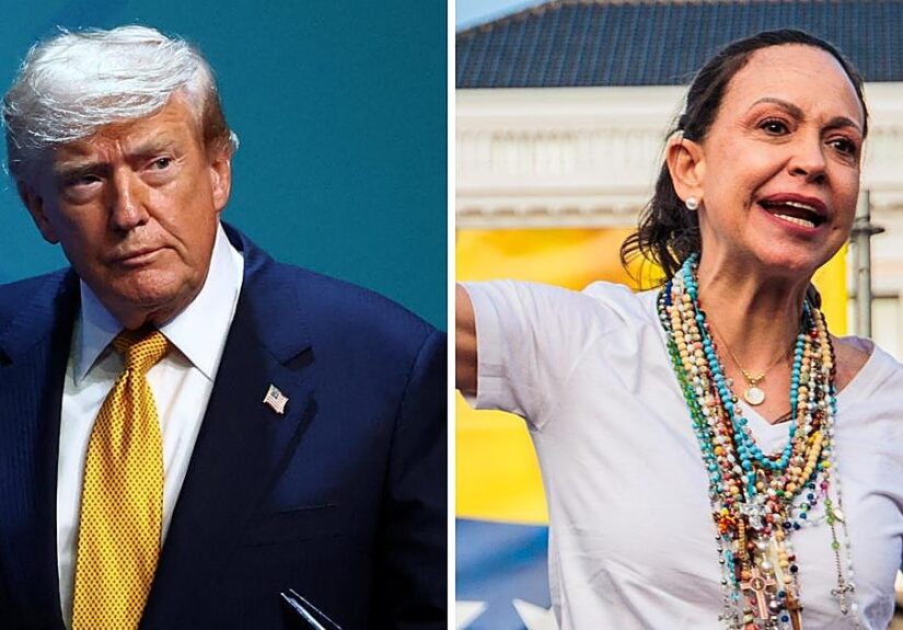 Trump se lava las manos y niega haber impedido el regreso de Machado a Venezuela