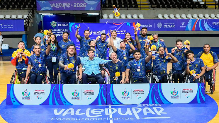 ¡Con alma rojinegra! Colombia ganó el oro en el BSR de los Juegos Parasuramericanos de Valledupar