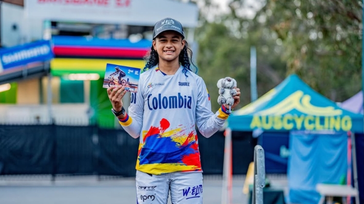 ¡Qué grande! Camila de la Hoz logró un subcampeonato en el Mundial de BMX en Brisbane, Australia