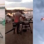 Aerocivil anunció sanciones por hombre que se montó y voló en un dron de fumigación