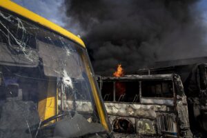 Al menos nueve muertos en un ataque de Ucrania contra un autobús en Lugansk