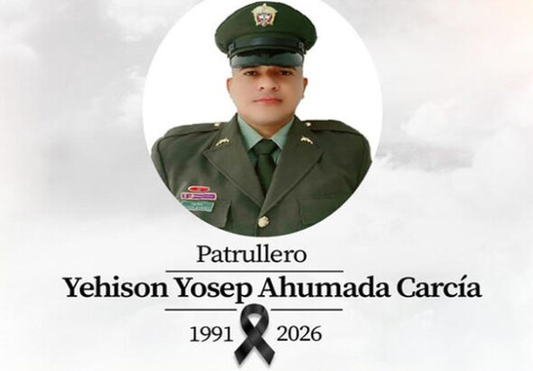 Asesinan a patrullero de la Policía en Cundinamarca