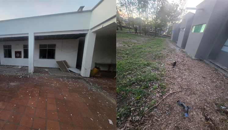 Atacaron con drones la subestación de Policía de La Ye de Astilleros, en El Zulia