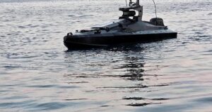 Cazas F-16 rumanos destruyen un dron que amenazaba una plataforma gasística