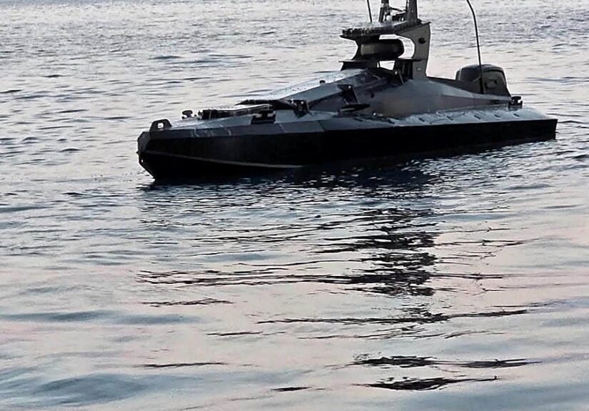 Cazas F-16 rumanos destruyen un dron que amenazaba una plataforma gasística