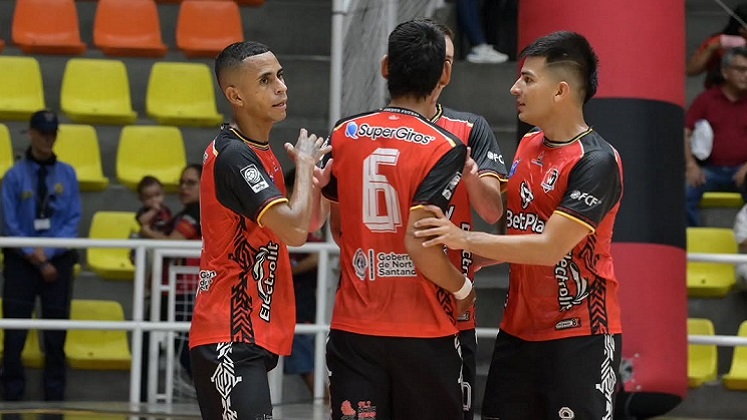 Cúcuta Futsal se consolida en la Liga profesional al derrotar a Atlético Santander