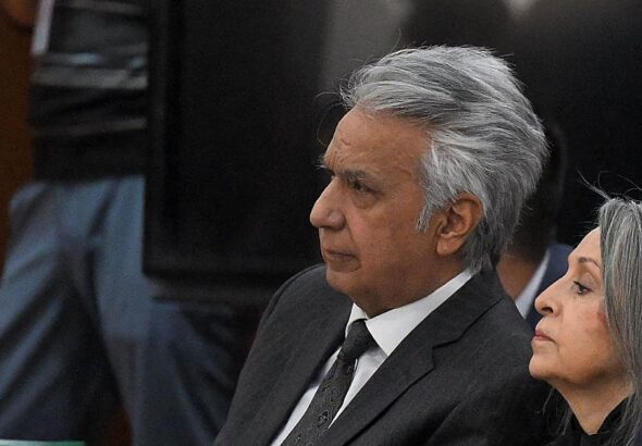 El expresidente ecuatoriano Lenín Moreno y su esposa, declarados culpables de cohecho