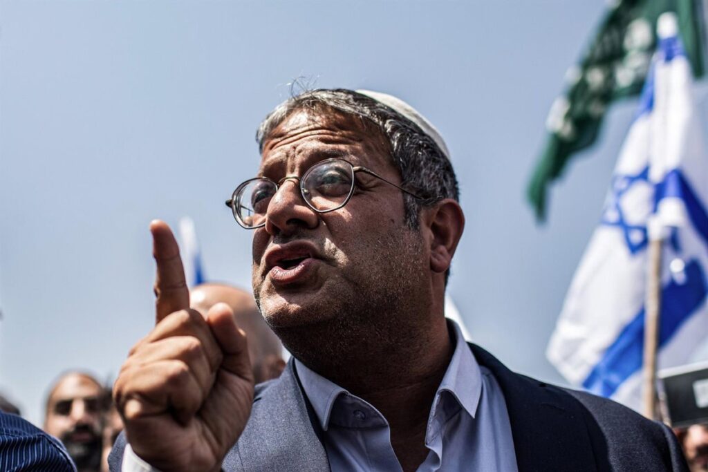 El ministro de Seguridad de Israel sugiere matar cada noche de forma "selectiva" a unos "30 o 40" palestinos en Gaza