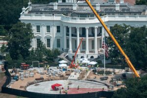El presidente del Supremo autoriza que continúen las obras del salón de baile de la Casa Blanca