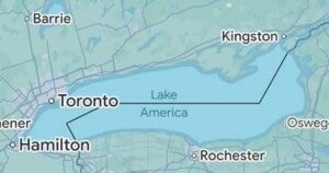 Google Maps cumple el deseo de Trump y cambia el nombre del 'lago Ontario' a 'lago América' en EE.UU.