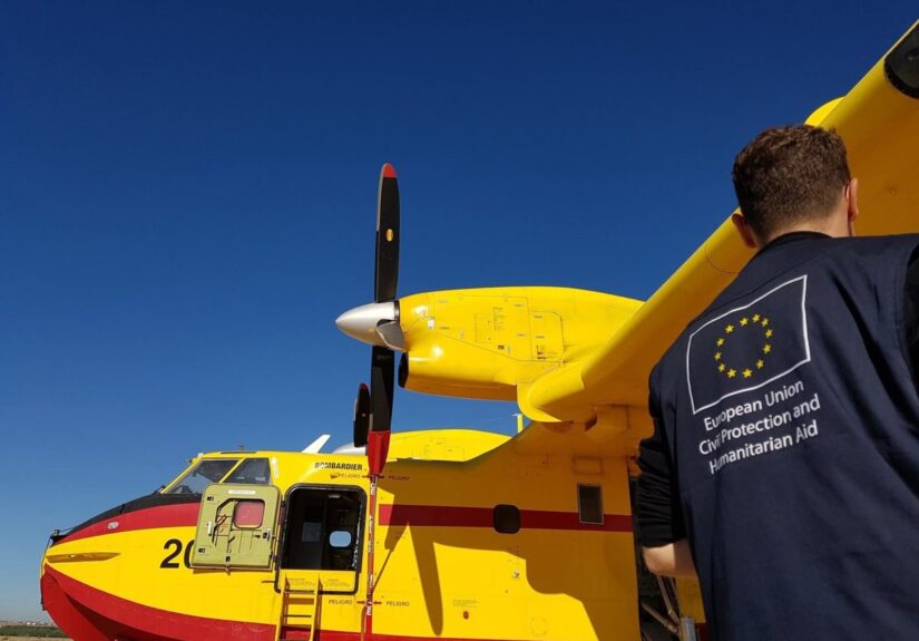 La UE despliega medios aéreos y efectivos terrestres para combatir los incendios en España y Bélgica