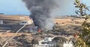Mueren tres personas en un accidente de helicóptero en una isla griega