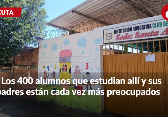 Muros de la escuela Club de Leones, sede Santa Ana, están en riesgo de colapsar