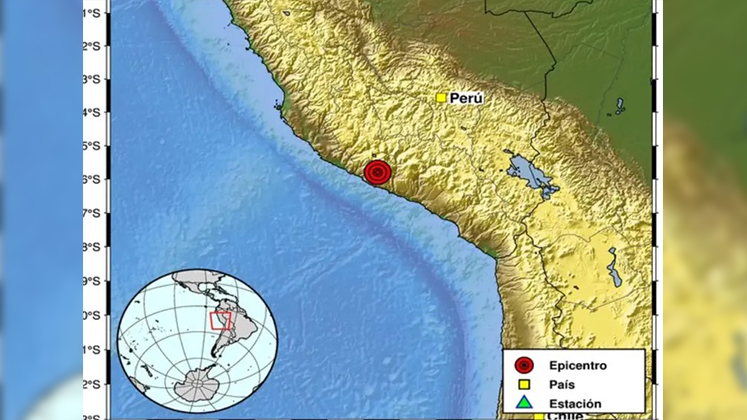 Terremoto de magnitud 7.2 sacudió a Perú este jueves