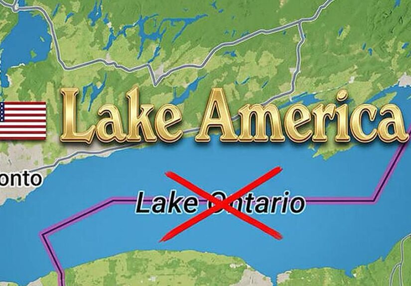 Trump renombra el lago Ontario como lago América en plena guerra comercial con Canadá